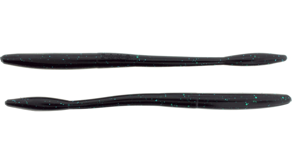 Bass Assassin BANG Lures Tapout, 6in, 12 per Pack, Black Emerald, 6, TO59400