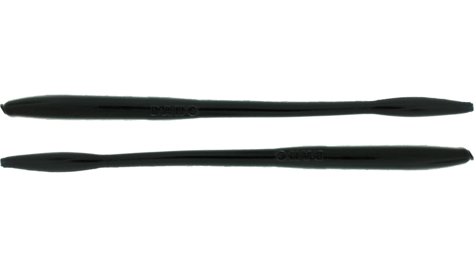 Bass Assassin BANG Lures Tapout, 7.5in, 12 per Pack, Black, 7.5, TO64100