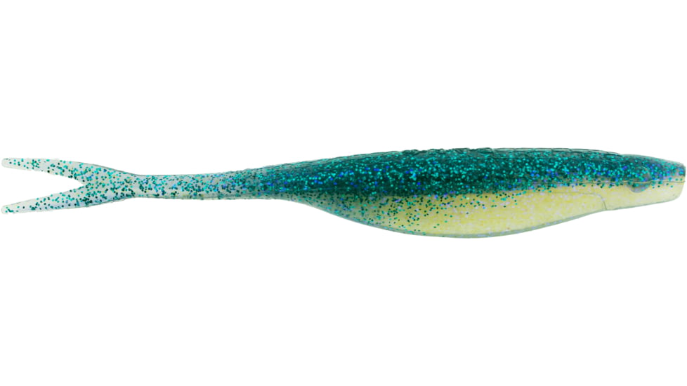 Bass Assassin BANG Lures Vapor Shad, 5in, 10 per Pack, Phantom Green, 5, VSA60583