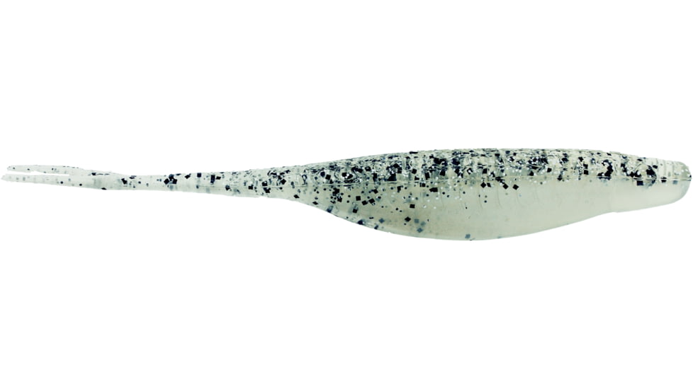 Bass Assassin BANG Lures Vapor Shad, 5in, 10 per Pack, Salt &amp; Pepper Silver Phantom, 5, VSA60336