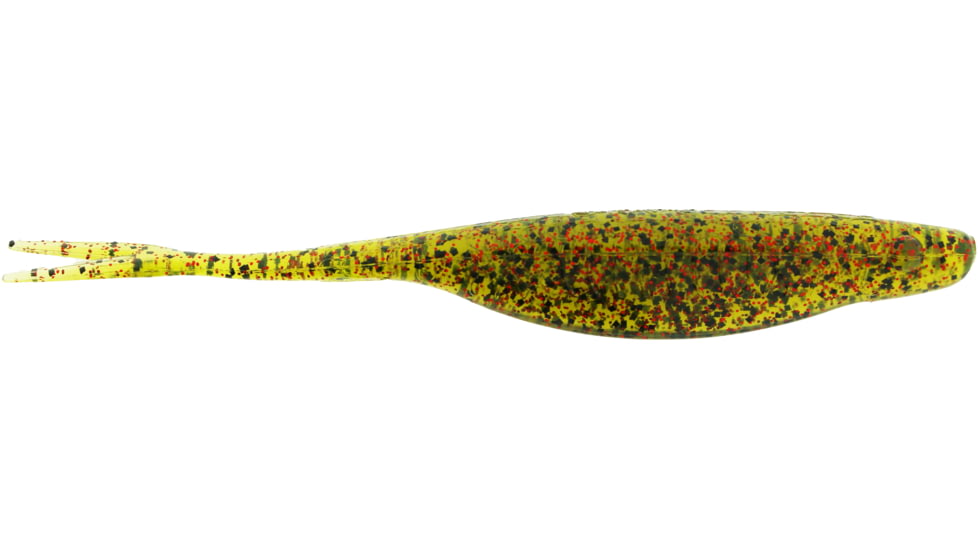 Bass Assassin BANG Lures Vapor Shad, 5in, 10 per Pack, Watermelon Red Glitter, 5, VSA60410