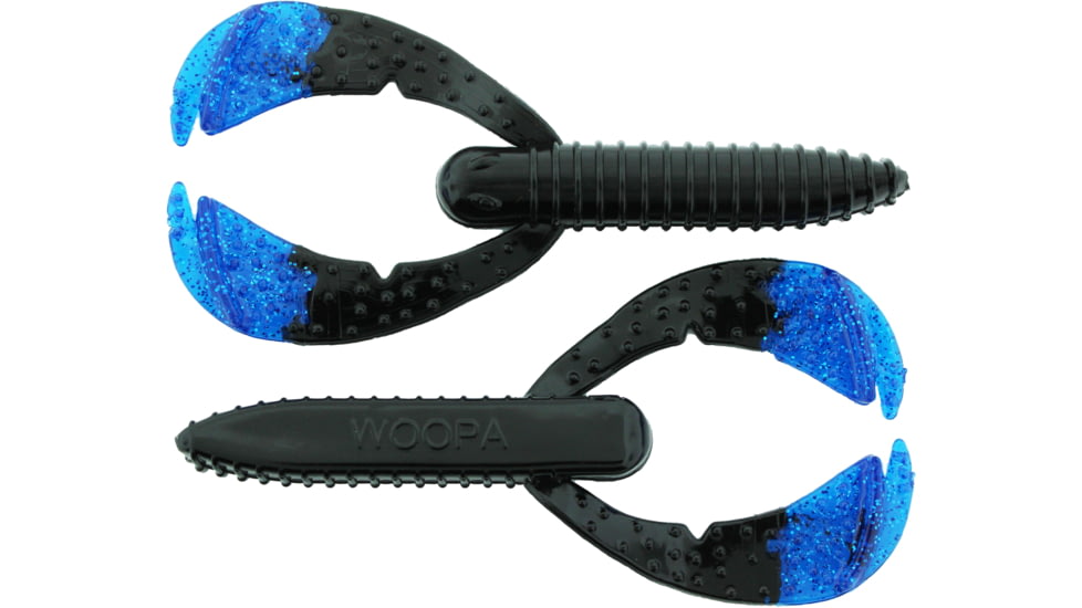 Bass Assassin BANG Lures Woopah Craw, 4in, 7 per Pack, Big Boy Special, 4, WOO18572