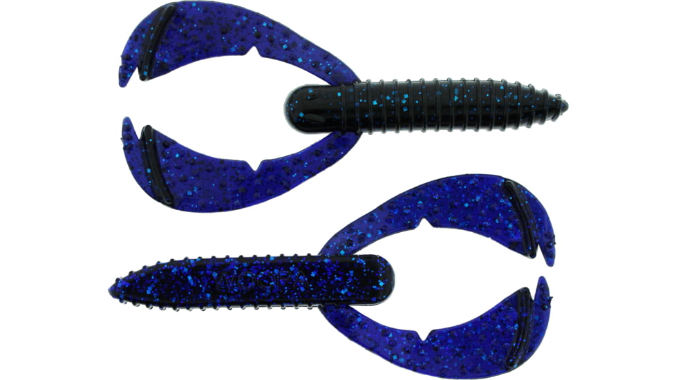 Bass Assassin BANG Lures Woopah Craw, 4in, 7 per Pack, Blank Check, 4, WOO18563