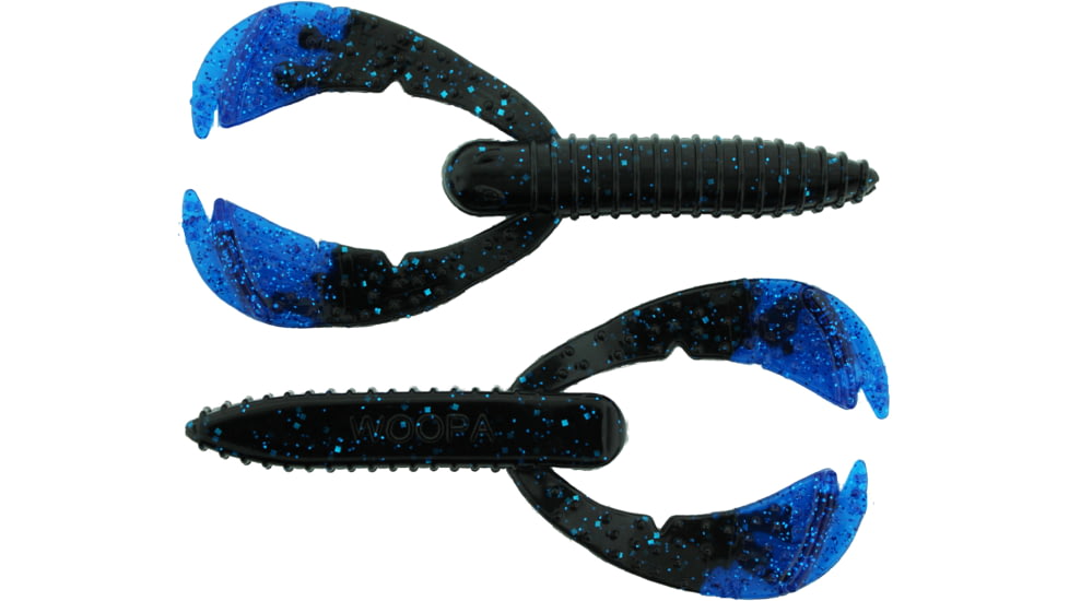 Bass Assassin BANG Lures Woopah Craw, 4in, 7 per Pack, Hillbilly Special, 4, WOO18564