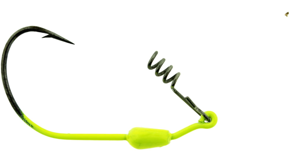 Bass Assassin Crappie Swim Hooks Swimbait, 1/32 oz, 3 per Pack, Chartreuse, 1/32 oz, SWIM42505