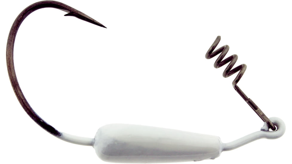Bass Assassin Crappie Swim Hooks Swimbait, 1/8 oz, 3 per Pack, White, 1/8 oz, SWIM46503