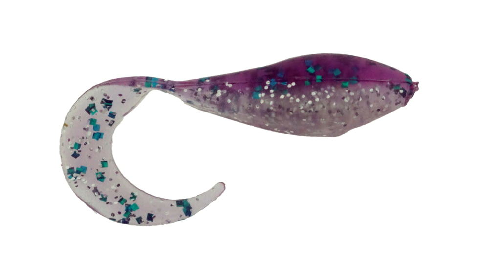 Bass Assassin Curly Shad Swimbaits, 10, 2in, Slammin Chicken, CSA35265