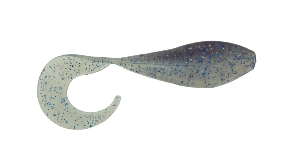Bass Assassin Curly Shad Swimbaits, 10, 2in, Smokin Shad, CSA35314