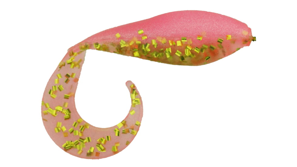 Bass Assassin Curly Shad Swimbaits, 10, 2in, Texas Hippie, CSA35542