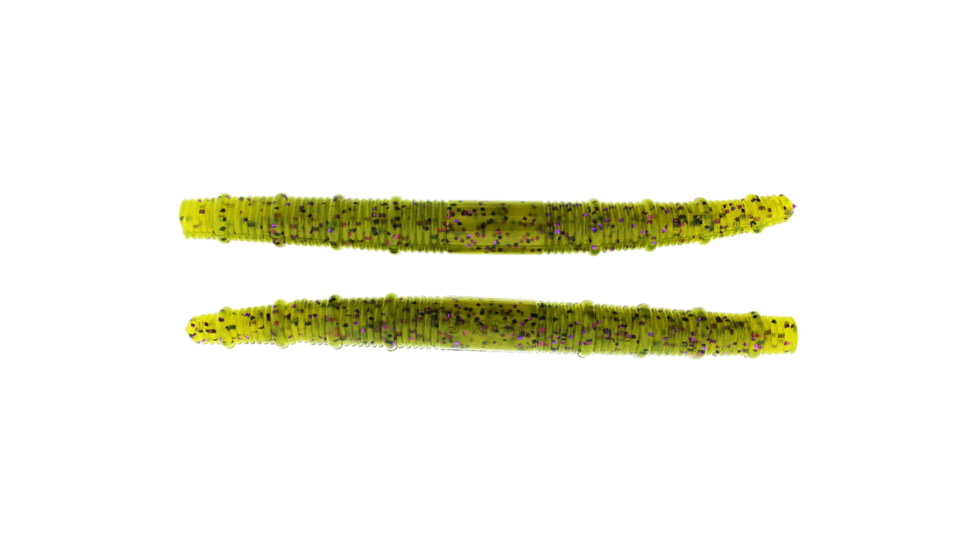 Bass Assassin Fat Job Soft Bait, 10, 4in, Watermelon-Purple Flake, FJ68584