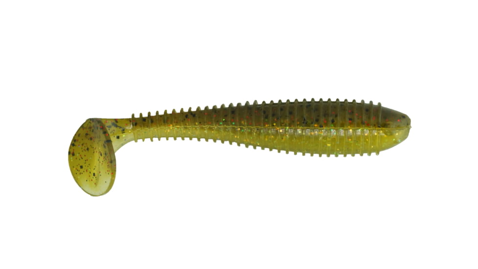 Bass Assassin Litft L Boss Swimbaits, 6, 3 1/2in, Chico's Red Ear, BSA16540