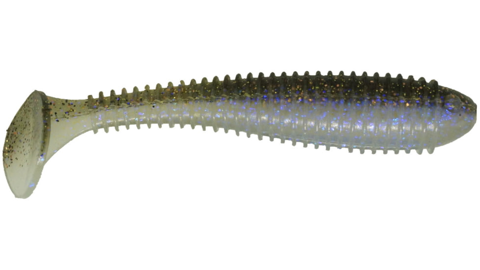 Bass Assassin Litft L Boss Swimbaits, 6, 3 1/2in, Mat Shad, BSA16504