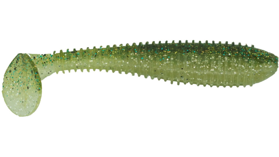 Bass Assassin Litft L Boss Swimbaits, 6, 3 1/2in, Silver Flash Minnow, BSA16423