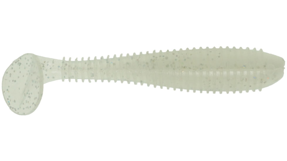 Bass Assassin Litft L Boss Swimbaits, 6, 3 1/2in, Snow Storm, BSA16438