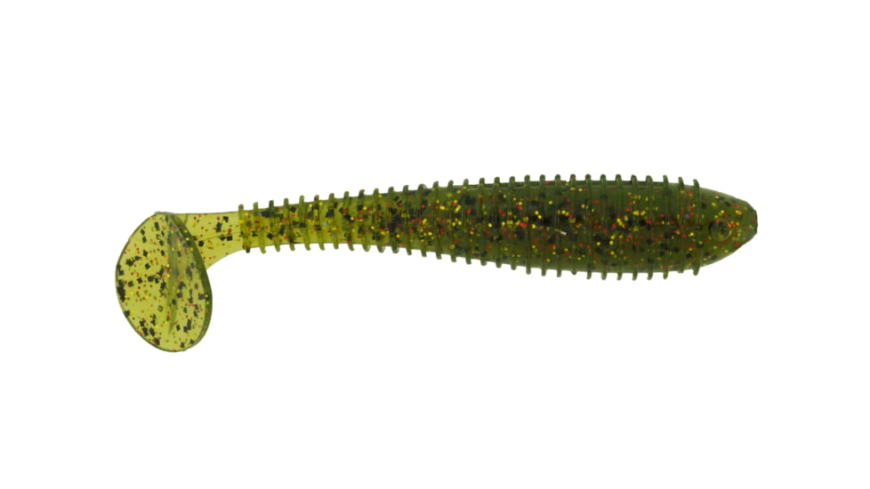 Bass Assassin Litl Boss Swimbait 3-1/2in 6 count Lanes Toad FW, BSA16558