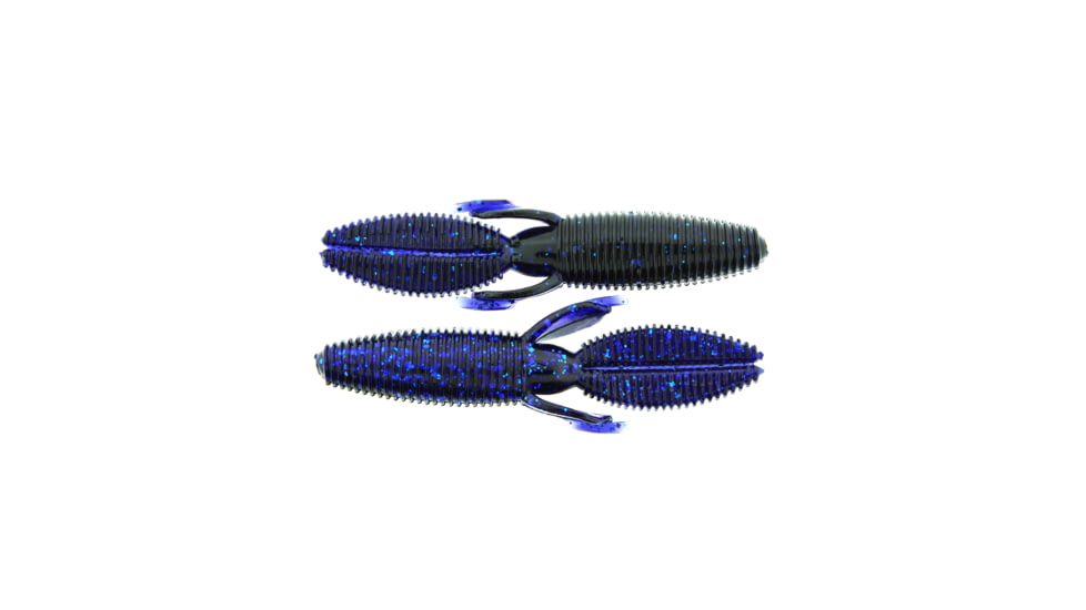 Bass Assassin Lit'l Skunk Ape Soft Bait, 10, 3 1/2in, Blank Check, SKA5563
