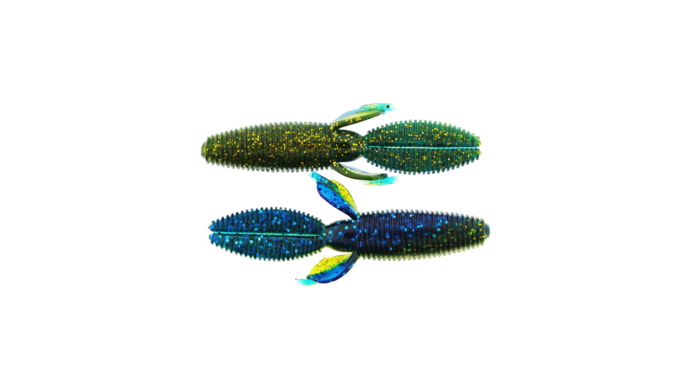Bass Assassin Lit'l Skunk Ape Soft Bait, 10, 3 1/2in, Okeechobee Special, SKA5573