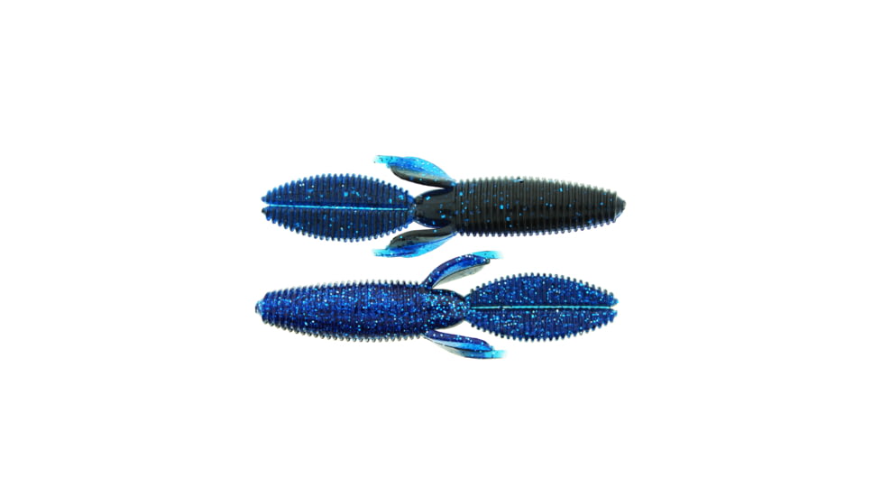Bass Assassin Lit'l Skunk Ape Soft Bait, 10, 3 1/2in, St Johns Special, SKA5536