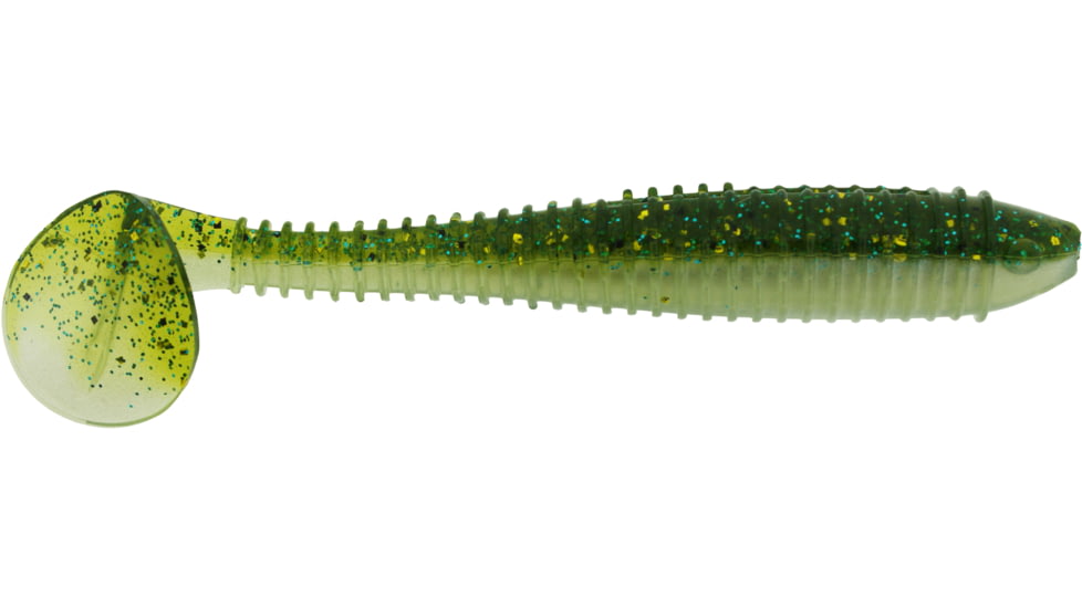 Bass Assassin Lures Boss Shiner Swimbait, 4.7in, 5 per Pack, Baby Bass, 4.7, BSA17375