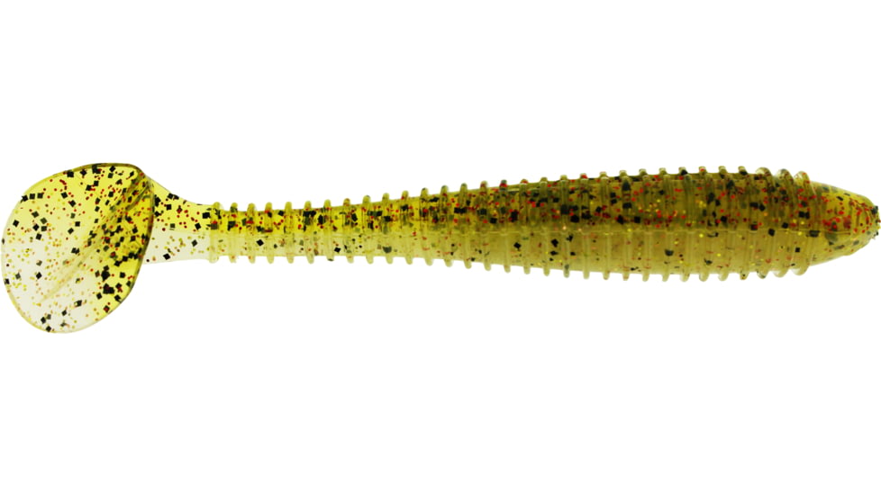Bass Assassin Lures Boss Shiner Swimbait, 4.7in, 5 per Pack, Houdini, 4.7, BSA17466