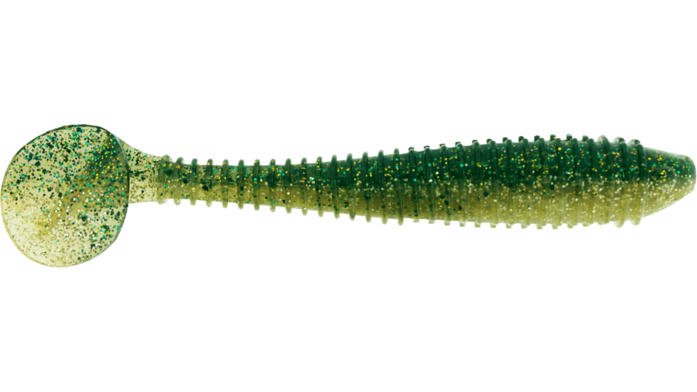 Bass Assassin Lures Boss Shiner Swimbait, 4.7in, 5 per Pack, Silver Flash Minnow, 4.7, BSA17423
