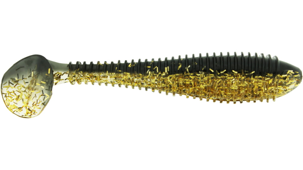Bass Assassin Lures Litl Boss Swimbait, 3.5in, 6 per Pack, Bounty Hunter, 3.5, BSA16578
