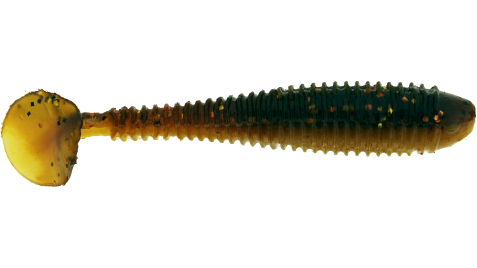 Bass Assassin Lures Litl Boss Swimbait, 3.5in, 6 per Pack, Molting, 3.5, BSA16516