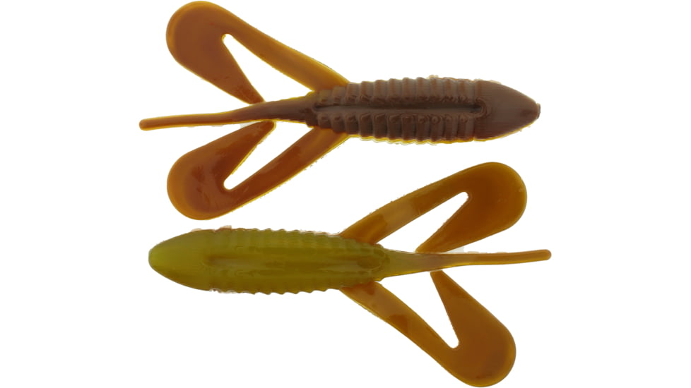 Bass Assassin Lures Logger Toad Topwater, 4in, 5 per Pack, Florida Frog, 4, LT02555