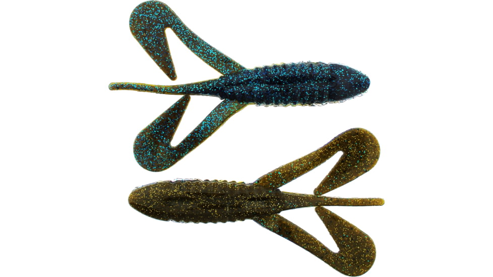 Bass Assassin Lures Logger Toad Topwater, 4in, 5 per Pack, Gold Rush, 4, LT02495