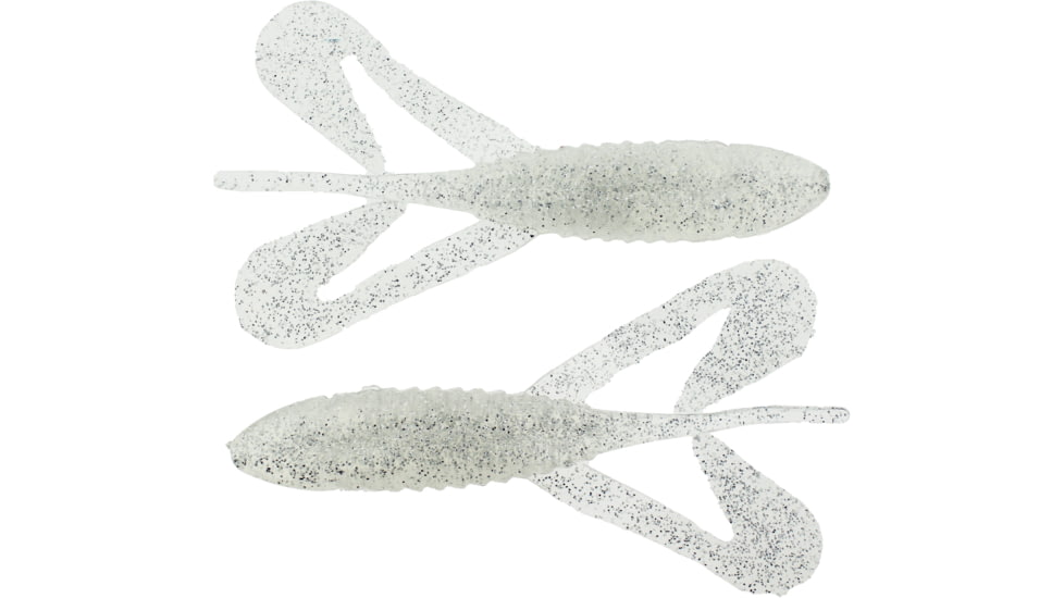 Bass Assassin Lures Logger Toad Topwater, 4in, 5 per Pack, Icicle, 4, LT02503