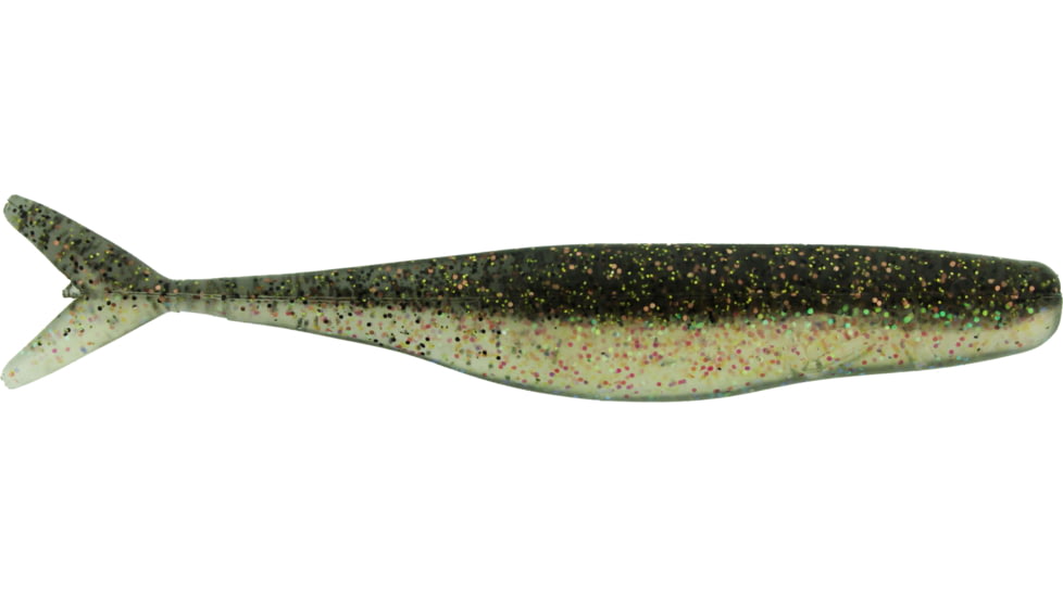 Bass Assassin Lures Split Tail Shad Jerkbait, 4in, 10 per Pack, Northern Minnow, 4, STS39580