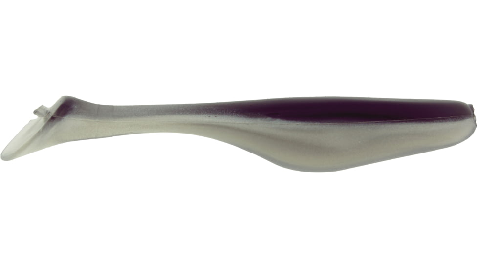 Bass Assassin Lures Turbo Shad Swimbait, 4in, 10 per Pack, Black Shad, 4, TSA30300