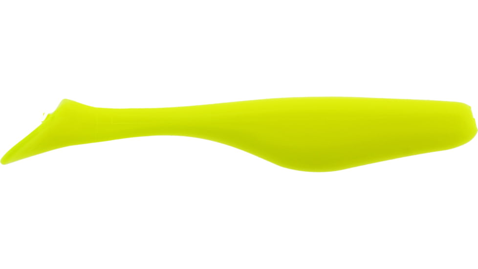Bass Assassin Lures Turbo Shad Swimbait, 4in, 10 per Pack, Limetreuse, 4, TSA30118