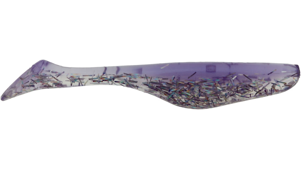 Bass Assassin Lures Turbo Shad Swimbait, 4in, 10 per Pack, Opening Night, 4, TSA30385
