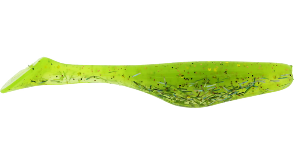Bass Assassin Lures Turbo Shad Swimbait, 4in, 10 per Pack, Sweet Pea, 4, TSA30321