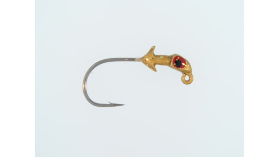 Bass Assassin Pro Elite Jighead, 1/16 oz, 2/0 Hook, Gold 3/Pack, PEJ16012