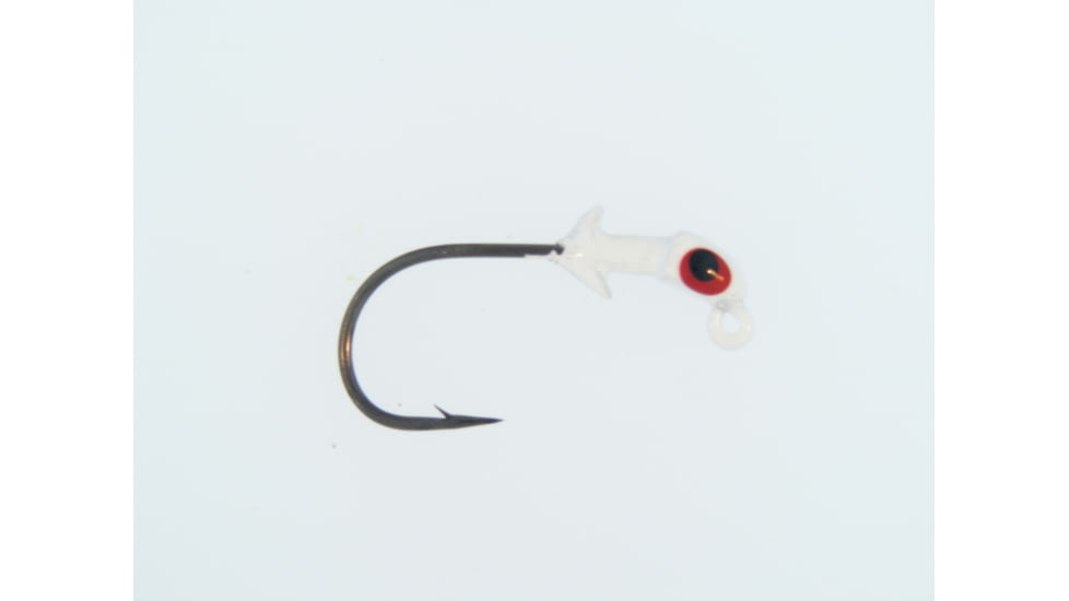 Bass Assassin Pro Elite Jighead, 1/16 oz, 2/0 Hook, White 3/Pack, PEJ16003