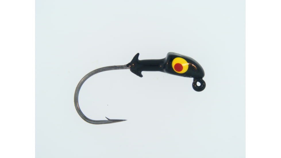 Bass Assassin Pro Elite Jighead, 1/4 oz, 4/0 Hook, Black 3/Pack, PEJ14014