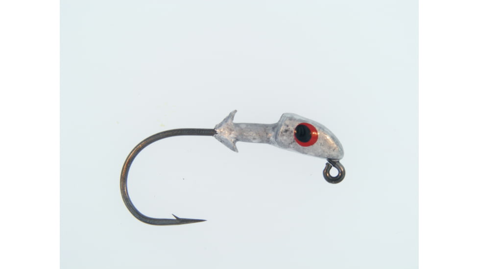 Bass Assassin Pro Elite Jighead, 1/4 oz, 4/0 Hook Lead/Unpainted, 3/Pack, PEJ14001