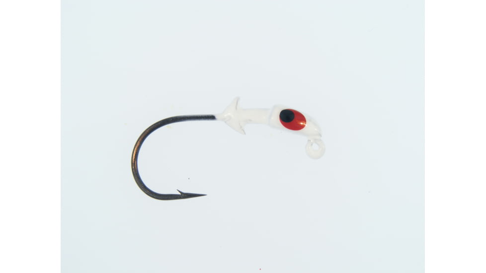 Bass Assassin Pro Elite Jighead, 1/8 oz, 2/0 Hook, White 3/Pack, PEJ18003