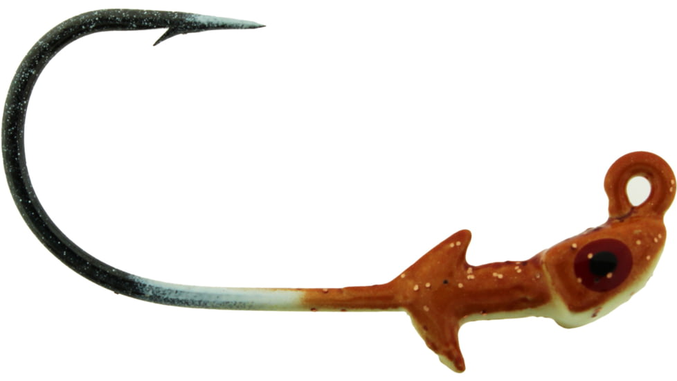 Bass Assassin Pro Elite Jigheads, 1/16 oz , Hook 2/0, 3 per Pack, New Penny, 1/16 oz, PEJ16011