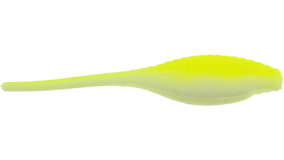 Bass Assassin Pro Tiny Shad Swimbait, 2in, 15 per Pack, Chartreuse White, 2, PTS69526