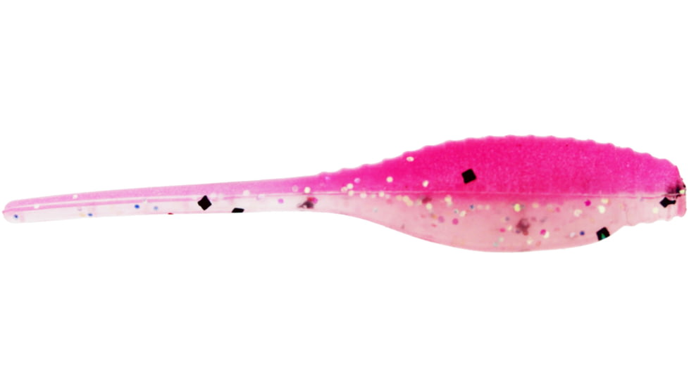 Bass Assassin Pro Tiny Shad Swimbait, 2in, 15 per Pack, Pink Ghost, 2, PTS69476