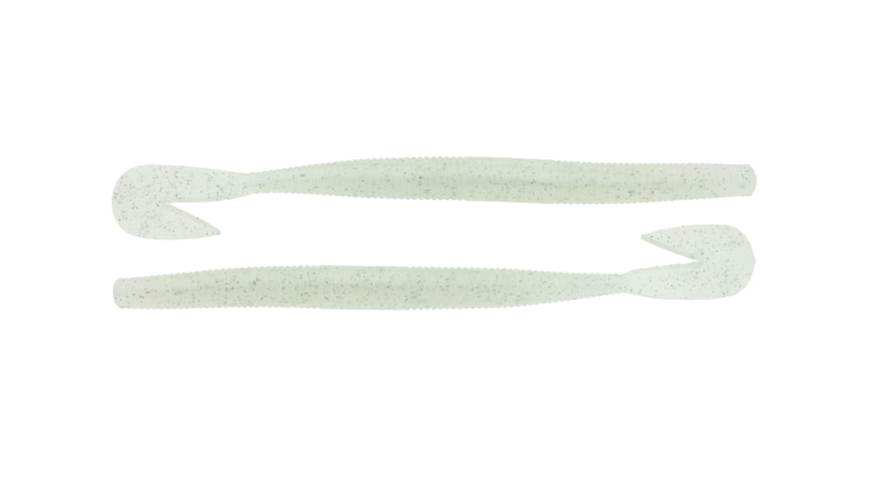 Bass Assassin RSB Worm, 8, 7.25in, Snow Storm, RSB53438