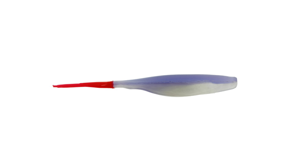 Bass Assassin Saltwater Shad Assassin Swimbait, 5" Albino/Firetail, 8/Pack, SWA29240