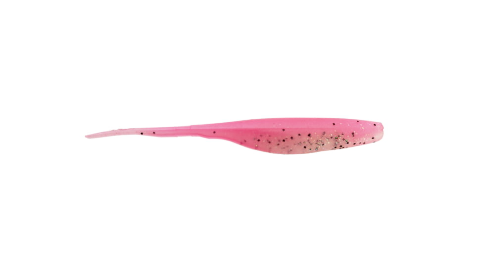 Bass Assassin Saltwater Shad Assassin Swimbait, 5", Pink Ghost, 8/Pack, SWA29476