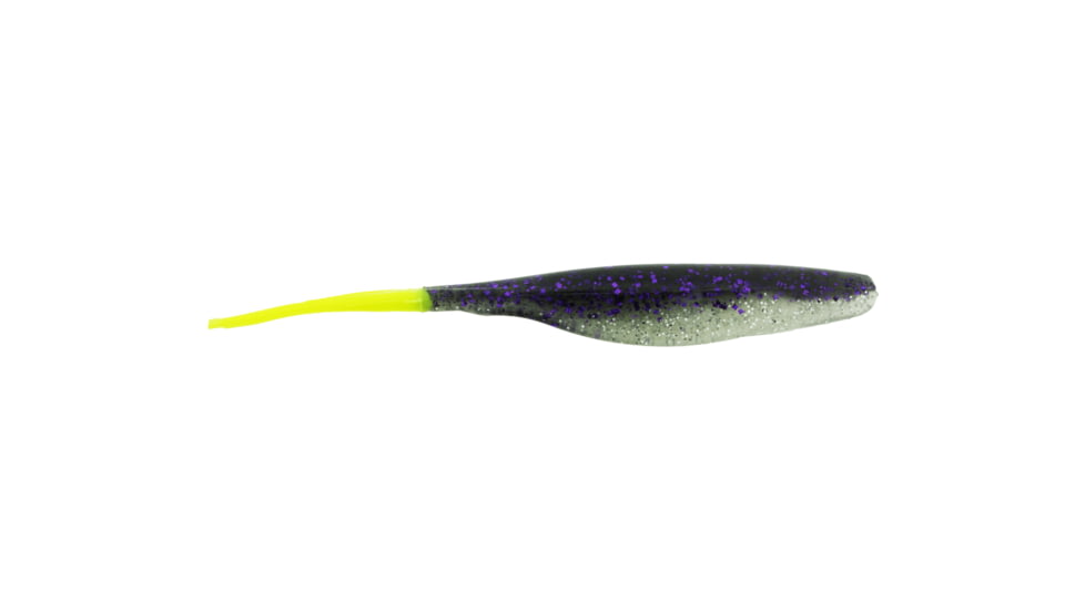Bass Assassin Saltwater Shad Assassin Swimbait, 5", Purple Chicken, 8/Pack, SWA29282