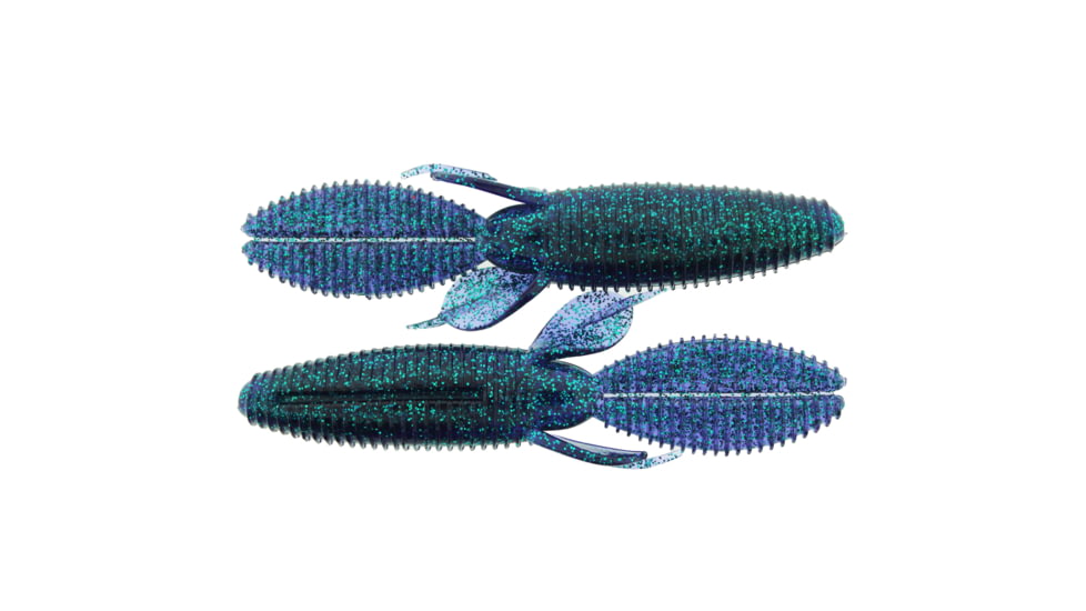 Bass Assassin Skunk Ape 4-1/4in 7 ct Junebug, SKA4415