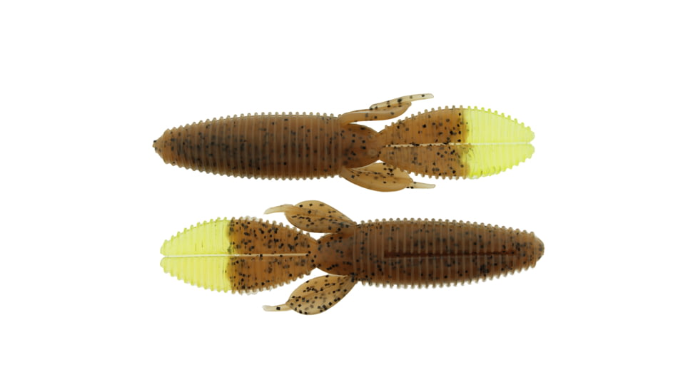 Bass Assassin Skunk Ape 4-1/4in 7 ct Pumpkinseed/Chartreuse, SKA4215