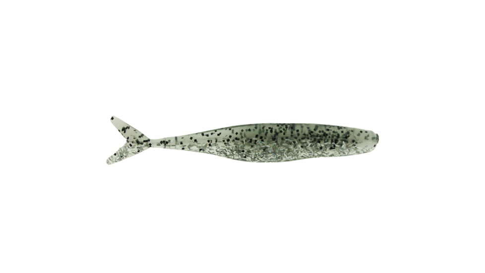 Bass Assassin Split Tail Shad Swimbait, 4", Silver Mullet 10/Pack, STS38387